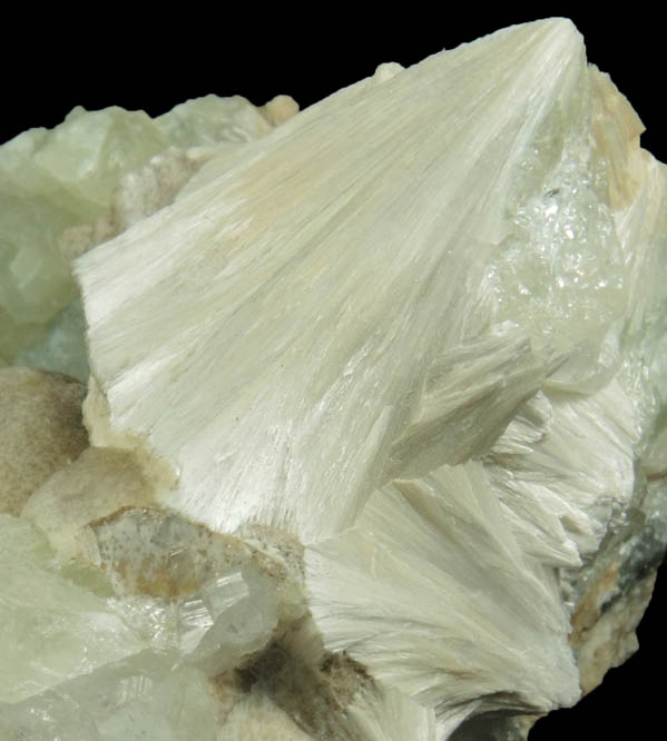 Pectolite, Prehnite, Datolite from Upper New Street Quarry, Paterson, Passaic County, New Jersey