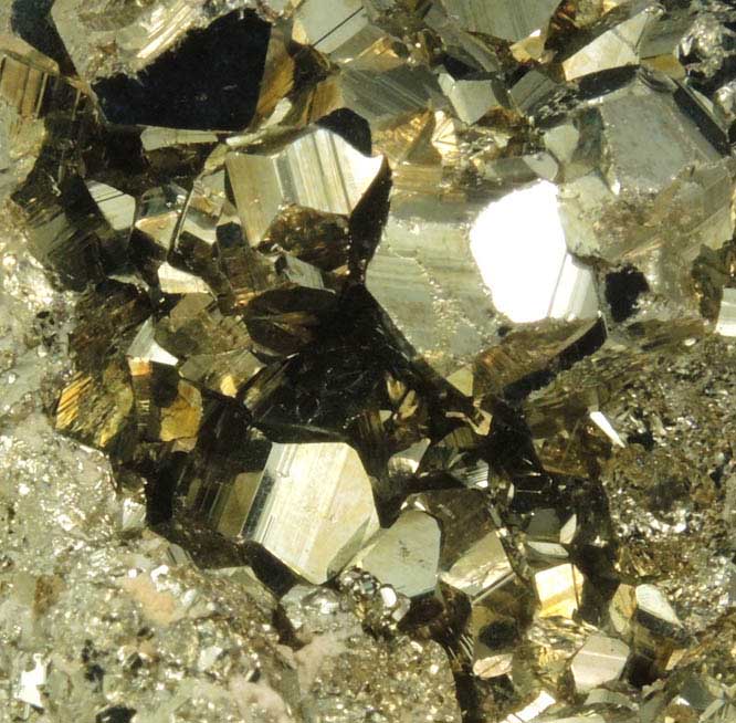 Pyrite from Huaron District, Cerro de Pasco Province, Pasco Department, Peru