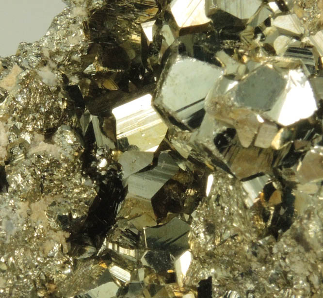 Pyrite from Huaron District, Cerro de Pasco Province, Pasco Department, Peru