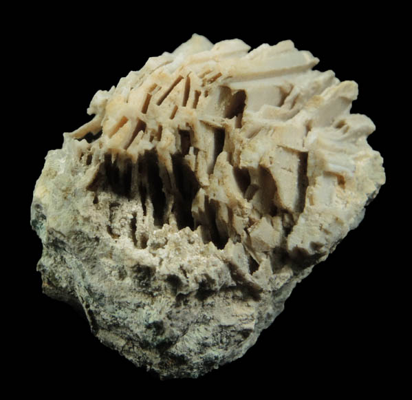 Quartz pseudomorphs after Anhydrite from Prospect Park Quarry, Prospect Park, Passaic County, New Jersey