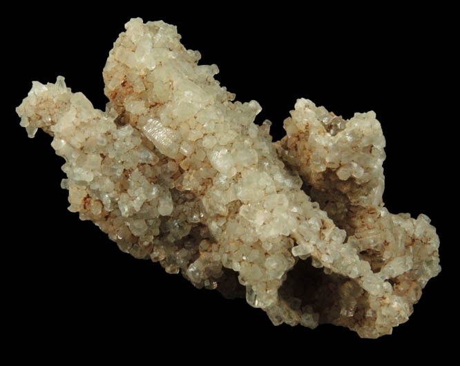 Calcite on Quartz pseudomorphs after Glauberite from Upper Montclair, Essex County, New Jersey