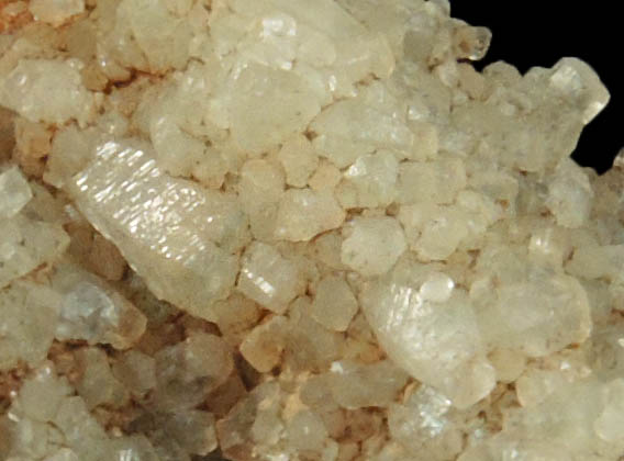 Calcite on Quartz pseudomorphs after Glauberite from Upper Montclair, Essex County, New Jersey