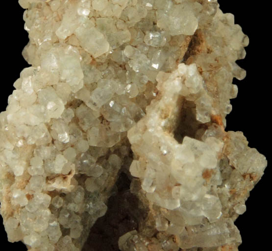 Calcite on Quartz pseudomorphs after Glauberite from Upper Montclair, Essex County, New Jersey