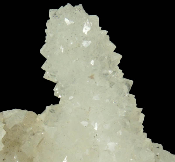 Quartz pseudomorph after Anhydrite from Bennett Prospect, Southbury, New Haven County, Connecticut