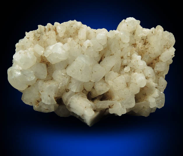 Calcite on Quartz pseudomorphs after Glauberite from New Street Quarry, Paterson, Passaic County, New Jersey