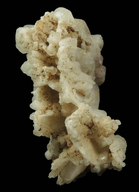 Calcite on Quartz pseudomorphs after Glauberite from New Street Quarry, Paterson, Passaic County, New Jersey