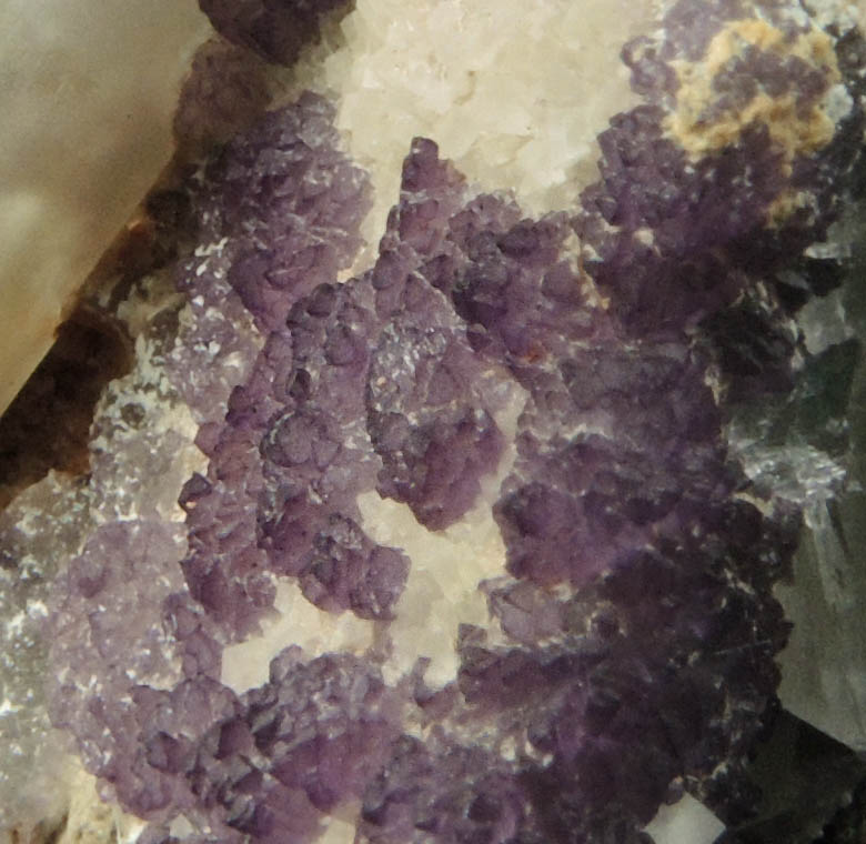 Fluorite and Calcite from near Wickenburg, Maricopa County, Arizona