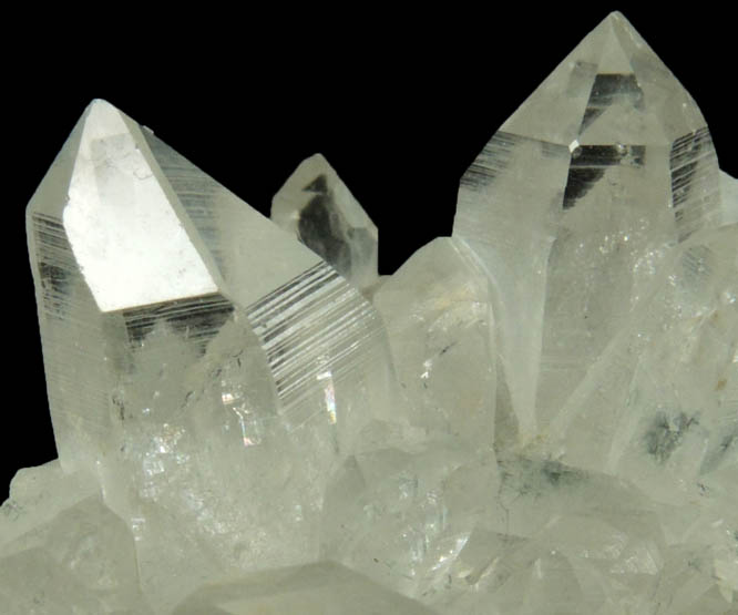 Quartz with acicular inclusions from Mount Antero, Chaffee County, Colorado