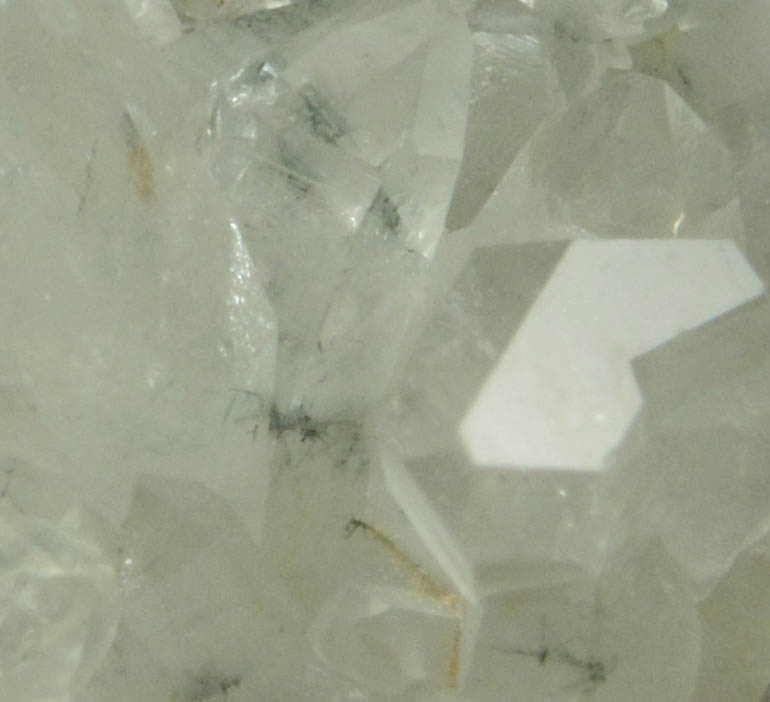 Quartz with acicular inclusions from Mount Antero, Chaffee County, Colorado