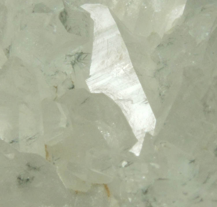 Quartz with acicular inclusions from Mount Antero, Chaffee County, Colorado