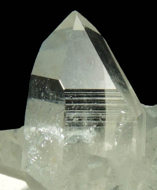 Quartz with acicular inclusions from Mount Antero, Chaffee County, Colorado