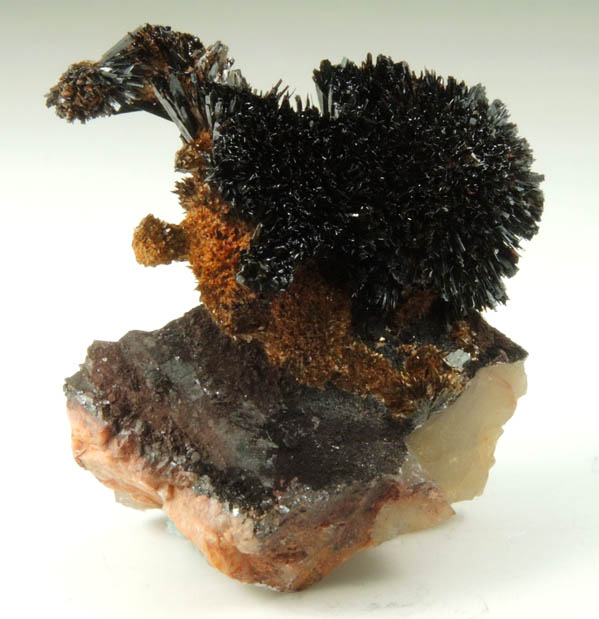 Goethite on Quartz from Lake George District, Park County, Colorado