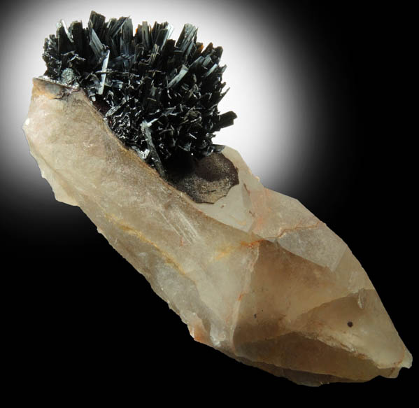 Goethite on Quartz from Lake George District, Park County, Colorado