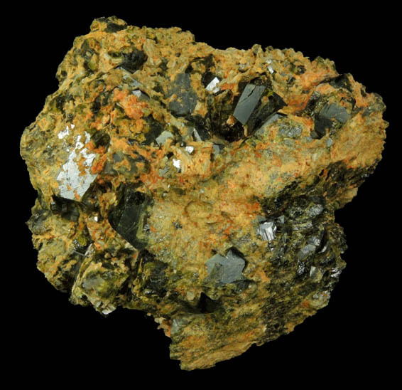 Epidote from Calumet Mine, 12 km NNE of Salida, Chaffee County, Colorado