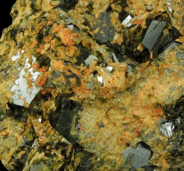 Epidote from Calumet Mine, 12 km NNE of Salida, Chaffee County, Colorado