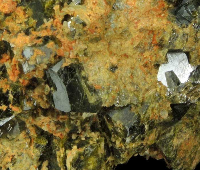 Epidote from Calumet Mine, 12 km NNE of Salida, Chaffee County, Colorado