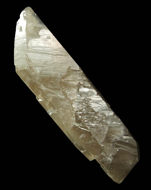 Quartz var. Smoky Quartz distorted crystal from North Moat Mountain, Bartlett, Carroll County, New Hampshire