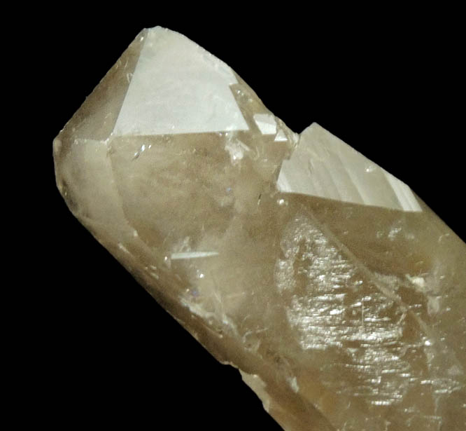 Quartz var. Smoky Quartz distorted crystal from North Moat Mountain, Bartlett, Carroll County, New Hampshire