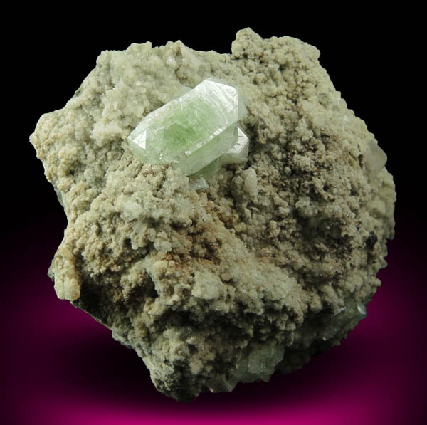 Apophyllite and Calcite from Millington Quarry, Bernards Township, Somerset County, New Jersey