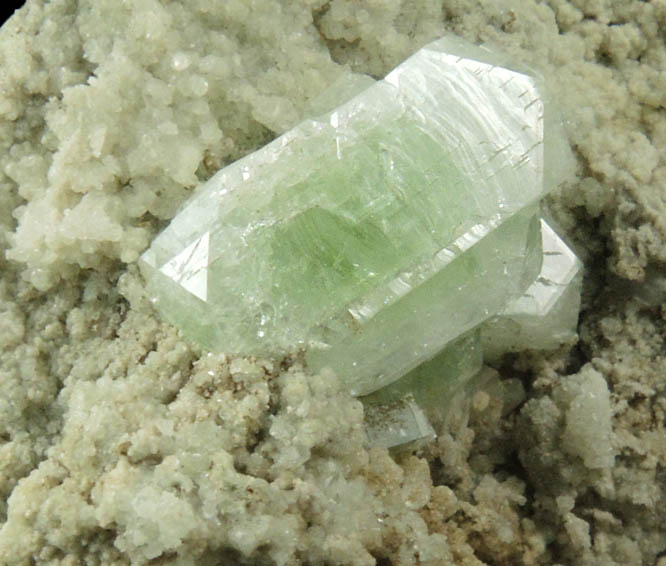 Apophyllite and Calcite from Millington Quarry, Bernards Township, Somerset County, New Jersey