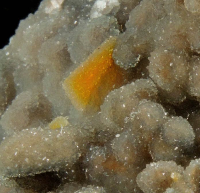 Wulfenite with Hemimorphite coating from Finch Mine, north of Hayden, Banner District, Gila County, Arizona