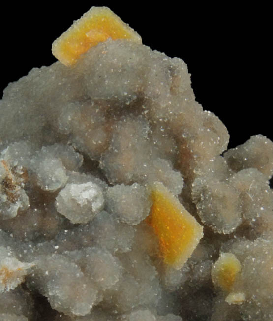 Wulfenite with Hemimorphite coating from Finch Mine, north of Hayden, Banner District, Gila County, Arizona