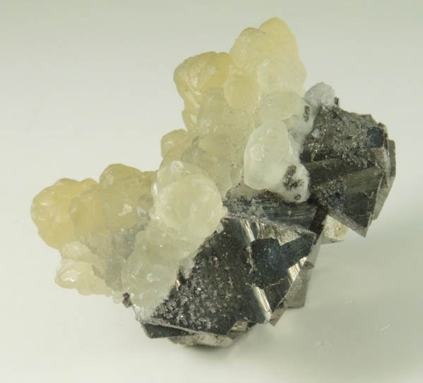 Calcite over Arsenopyrite from Santa Eulalia District, Aquiles Serdn, Chihuahua, Mexico