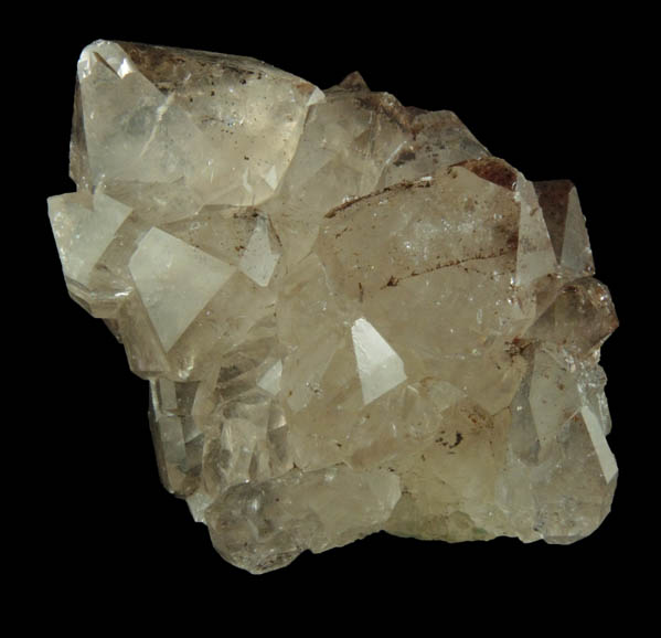 Quartz (di-pyramidal habit) with Goethite-Hematite inclusions from O and G Industries Southbury Quarry, Southbury, New Haven County, Connecticut