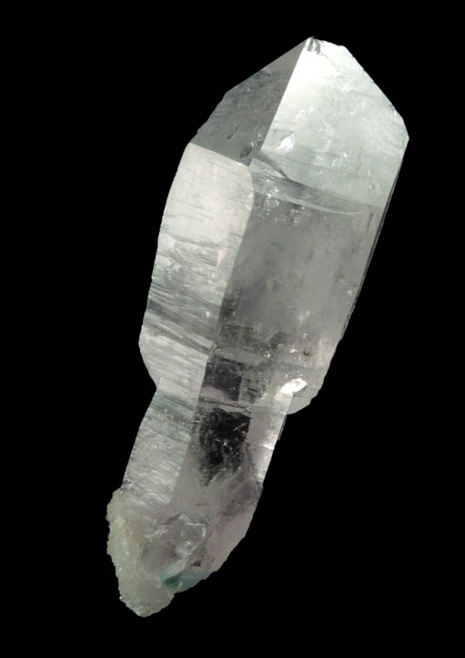 Quartz var. Amethyst Quartz (scepter-shaped crystal) from Piedra Parada, near Las Vigas, Tatatila, Veracruz, Mexico