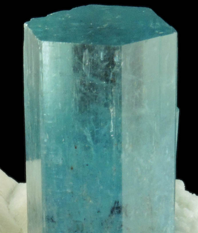 Beryl var. Aquamarine on Microcline from Erongo Mountains, 20 km north of Usakos, Damaraland, Namibia