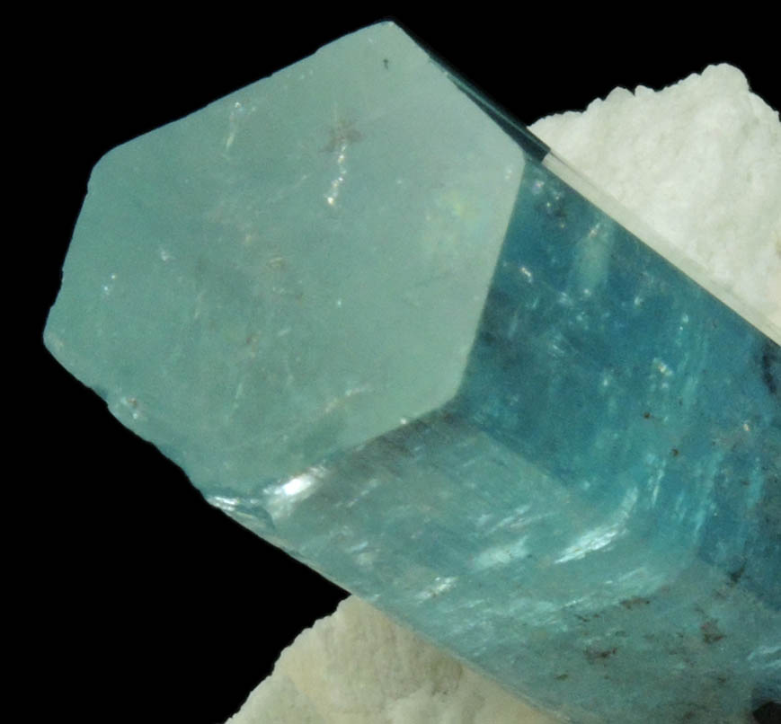 Beryl var. Aquamarine on Microcline from Erongo Mountains, 20 km north of Usakos, Damaraland, Namibia