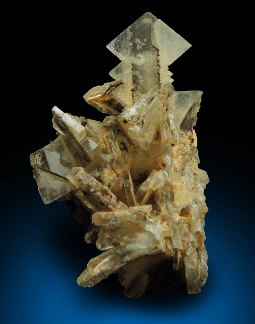 Barite (comb-habit) from Paga Mine, Cartersville, Bartow County, Georgia