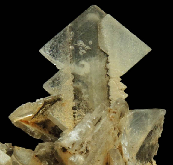 Barite (comb-habit) from Paga Mine, Cartersville, Bartow County, Georgia