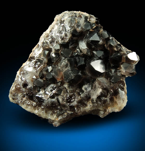 Quartz var. Smoky Quartz from Constellation Road, northeast of Wickenburg, Yavapai County, Arizona