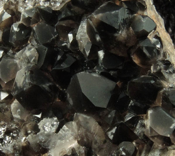 Quartz var. Smoky Quartz from Constellation Road, northeast of Wickenburg, Yavapai County, Arizona