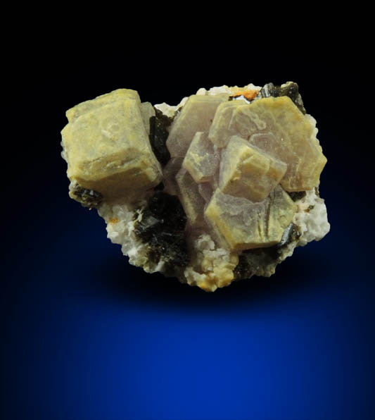 Voltaite, Coquimbite, Copiapite from Dexter No. 7 Mine, San Rafael Swell, Emery County, Utah