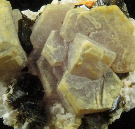 Voltaite, Coquimbite, Copiapite from Dexter No. 7 Mine, San Rafael Swell, Emery County, Utah