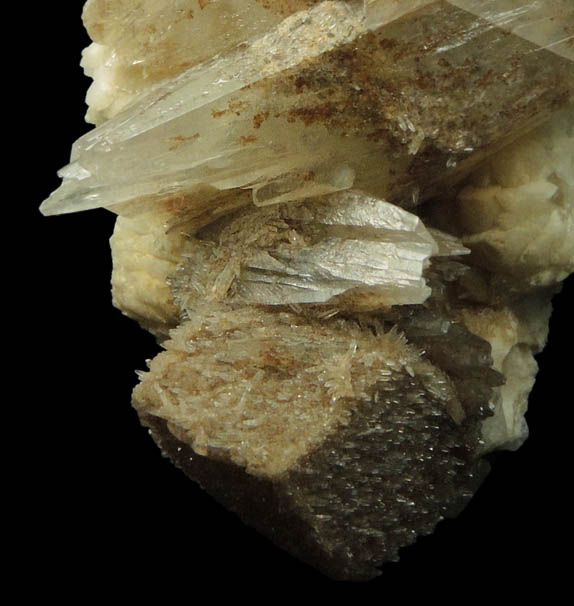 Calcite (two habits) from Millington Quarry, Bernards Township, Somerset County, New Jersey