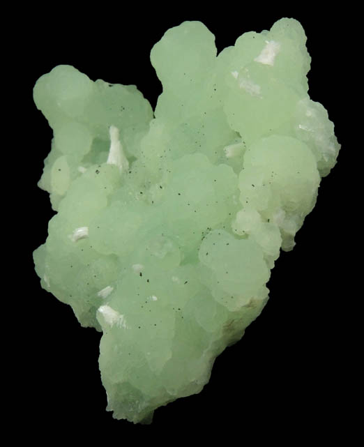 Prehnite pseudomorphs after Anhydrite with Laumontite from Upper New Street Quarry, Paterson, Passaic County, New Jersey