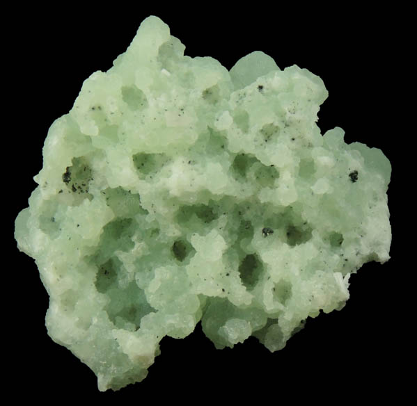 Prehnite pseudomorphs after Anhydrite with Laumontite from Upper New Street Quarry, Paterson, Passaic County, New Jersey