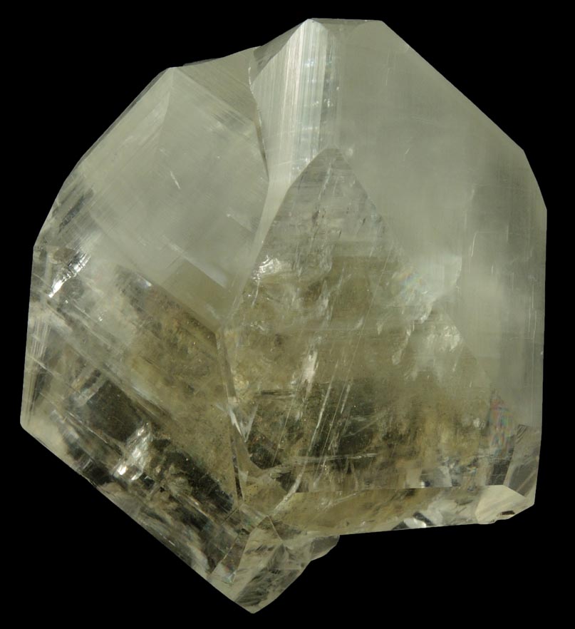 Calcite twinned crystals with Marcasite inclusions from Linwood Mine, Buffalo, Scott County, Iowa