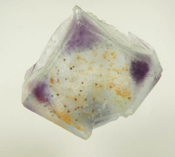 Fluorite with purple internal zones from Astro Mine, Pocket #2, Pike's Peak District, El Paso County, Colorado