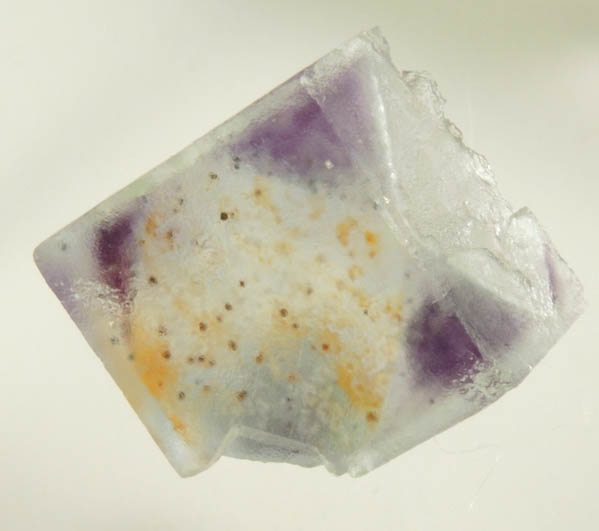 Fluorite with purple internal zones from Astro Mine, Pocket #2, Pike's Peak District, El Paso County, Colorado