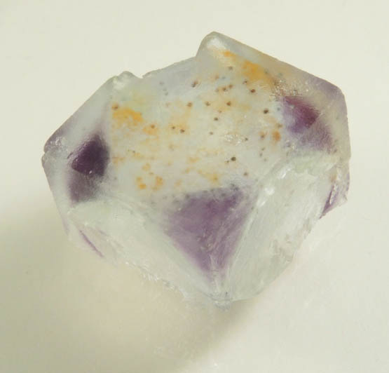 Fluorite with purple internal zones from Astro Mine, Pocket #2, Pike's Peak District, El Paso County, Colorado