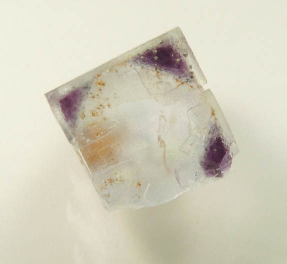 Fluorite with purple internal zones from Astro Mine, Pocket #2, Pike's Peak District, El Paso County, Colorado