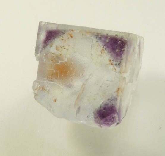 Fluorite with purple internal zones from Astro Mine, Pocket #2, Pike's Peak District, El Paso County, Colorado