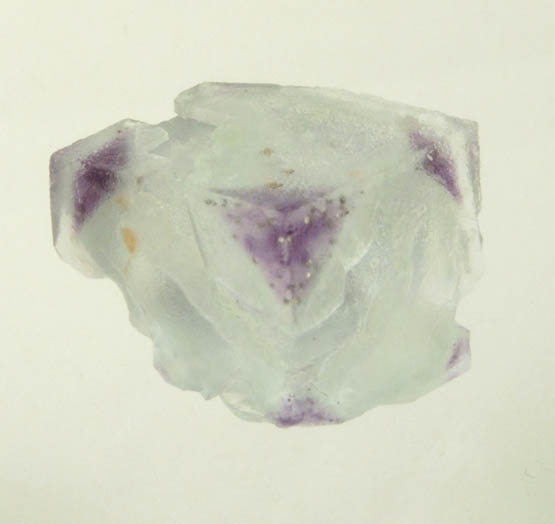 Fluorite with purple internal zones from Astro Mine, Pocket #2, Pike's Peak District, El Paso County, Colorado