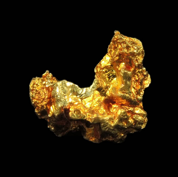 Gold from Diltz Mine, Bear Valley, Whitlock District, Mariposa County, California