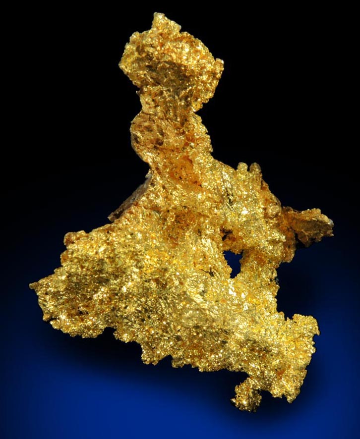 Gold from Coulterville-Mariposa region, Mother Lode Belt, Mariposa County, California