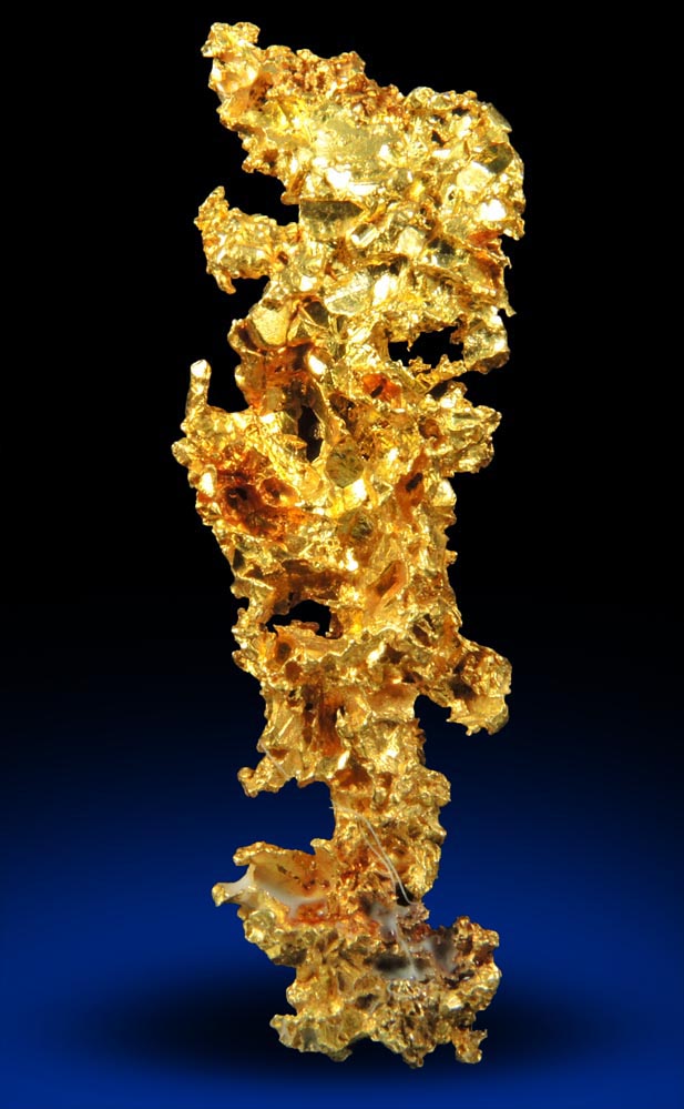 Gold from Harvard Mine, Jamestown District, Tuolumne County, California